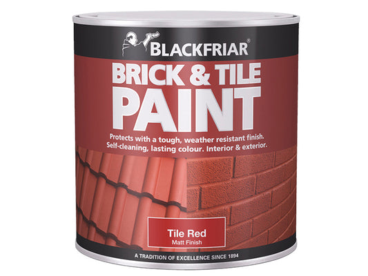 Blackfriar BF0160001E1 Brick & Tile Paint Matt Red 500ml