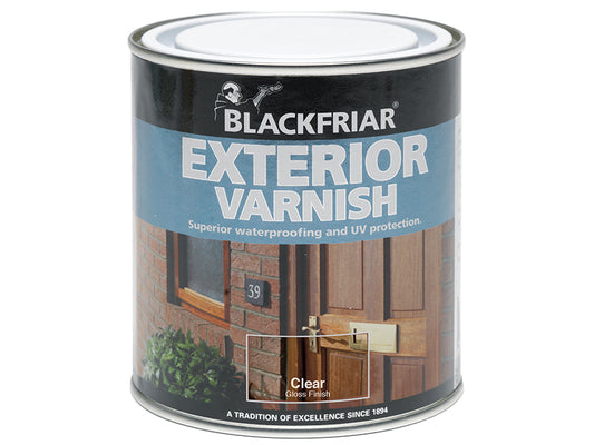 Blackfriar BF0090002F3 Exterior Varnish UV77 Clear Satin 250ml