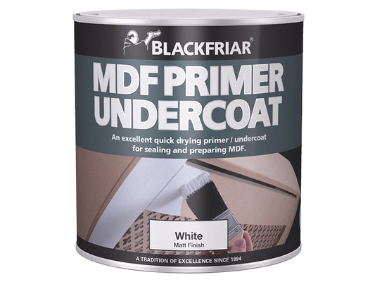 Blackfriar BF0380001E2 Quick Drying MDF Acrylic Primer Undercoat 500ml