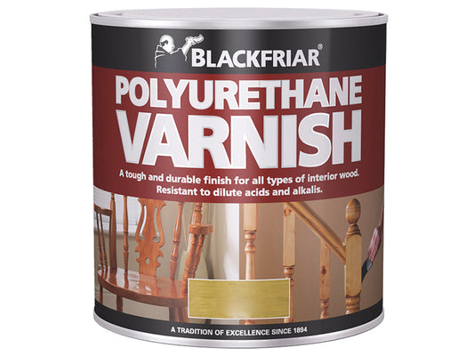 Blackfriar BF0250007E1 Polyurethane Varnish P60 Teak Gloss 500ml
