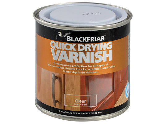 Blackfriar BF0270003E1 Quick Drying Duratough Interior Varnish Clear Matt 500ml