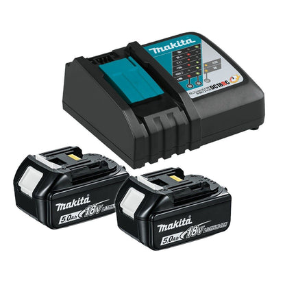 Makita DLX3116TJ 18V LXT Cordless 3pc Kit with 2x 5.0Ah Batteries