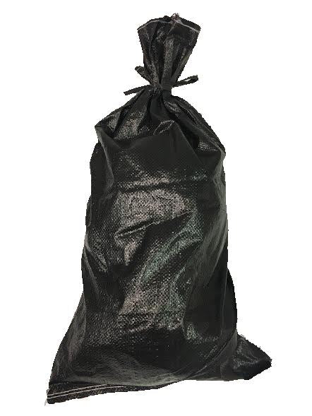 10x Yuzet Black Sandbag Polypropylene Woven UV Proof Rot Proof- Empty