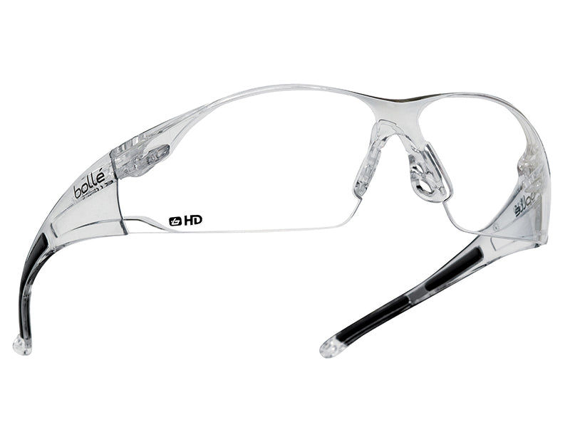 BolleSafety RUSHDPI RUSH Safety Glasses - Clear HD