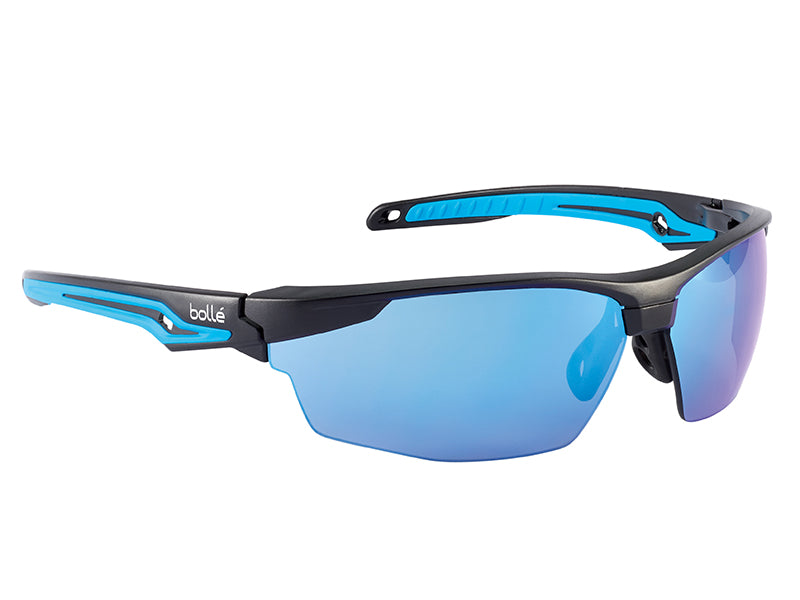 BolleSafety TRYOFLASH TRYON Safety Glasses - Blue Flash