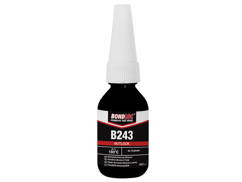 Bondloc B243-10 B243 Nutlock Medium Strength Threadlocker 10ml