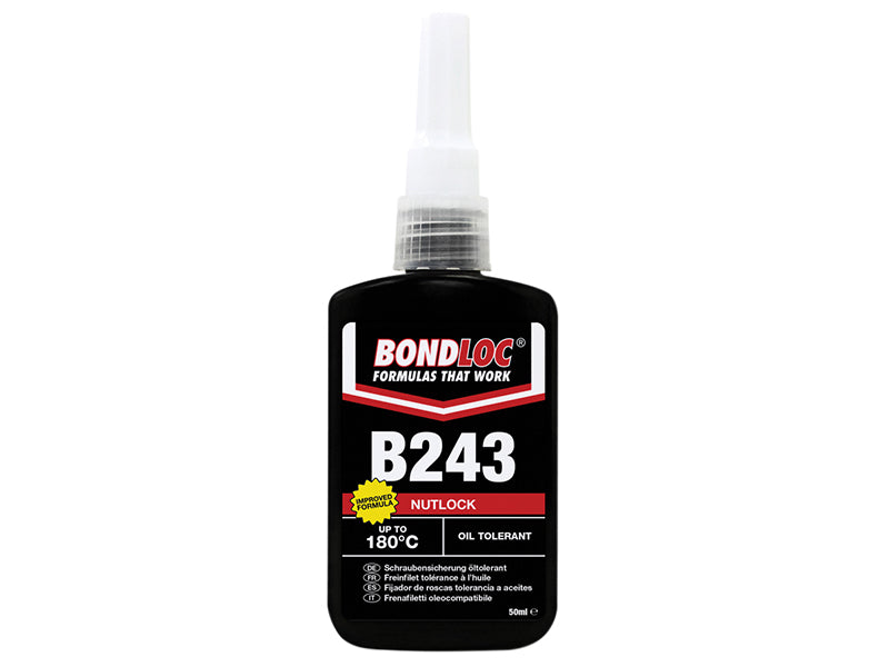 Bondloc B243-50 B243 Nutlock Medium Strength Threadlocker 50ml