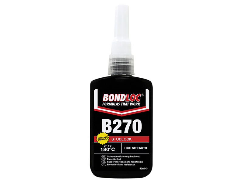 Bondloc B270-50 B270 Studlock High Strength Threadlocker 50ml