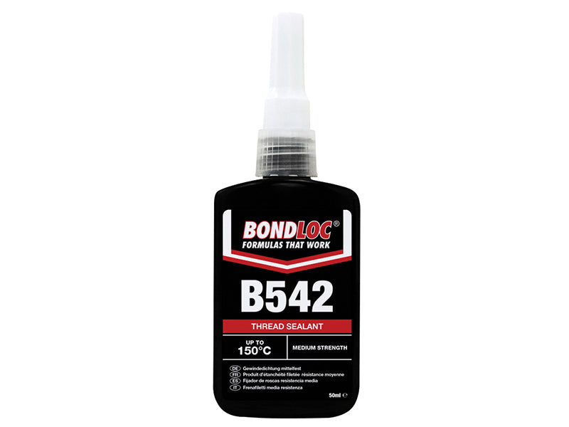 Bondloc B542-50 B542 Hydraulic Seal Pneumatic Fittings 50ml