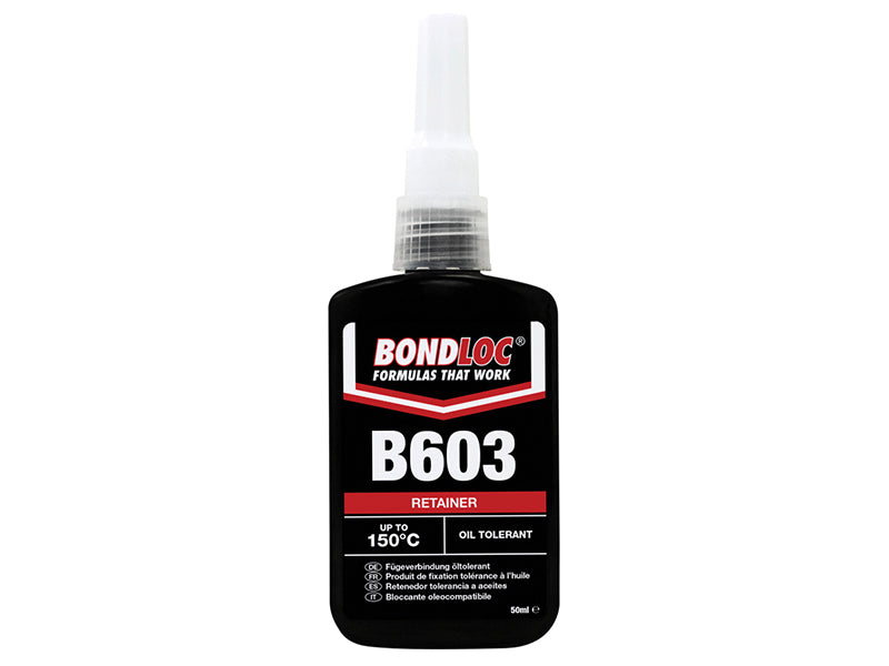Bondloc B603-50 B603 Oil Tolerant Retaining Compound 50ml