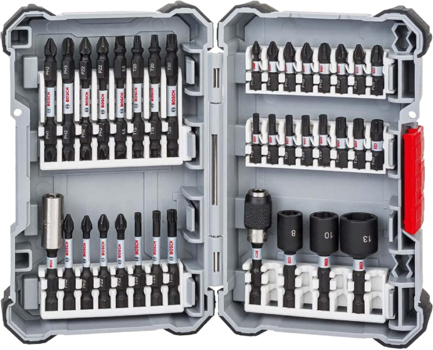 Bosch Professional 36 pieces Impact driver Bit Set (Impact Control, Pick and Click, Accessories for Impact Drivers)