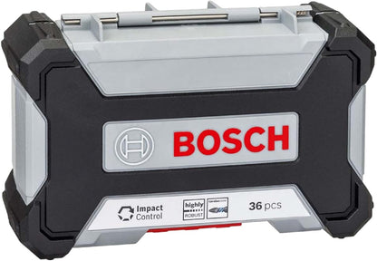 Bosch Professional 36 pieces Impact driver Bit Set (Impact Control, Pick and Click, Accessories for Impact Drivers)