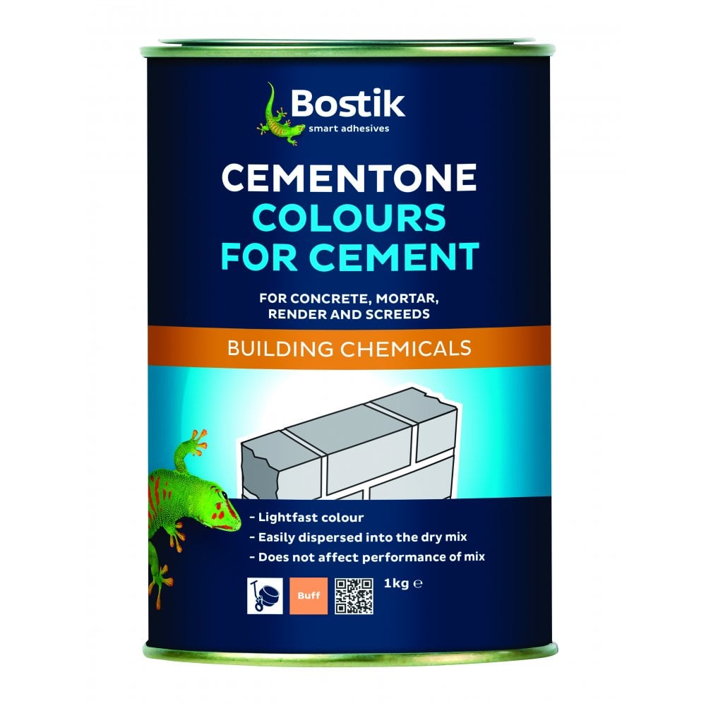 BOSTIK Black 1kg Cement Concrete Dye Colouring