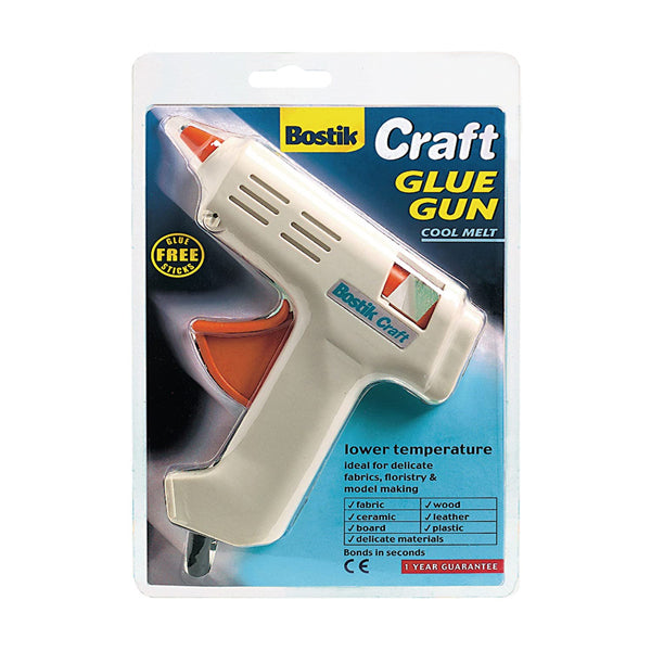 Bostik Craft Glue Gun Cool Melt Ideal for kids, low temperature Melt.