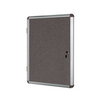 Bi-Office Display Case 600x900mm Gry