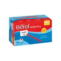 Berol Handwriting Pen Blue Pk200