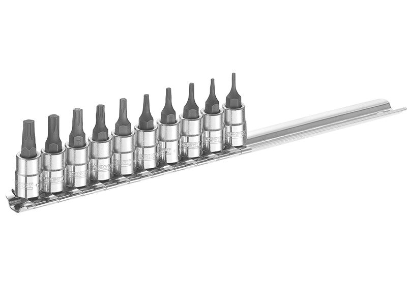 Expert E030703 Socket Set of 10 TORX 1/4in Drive