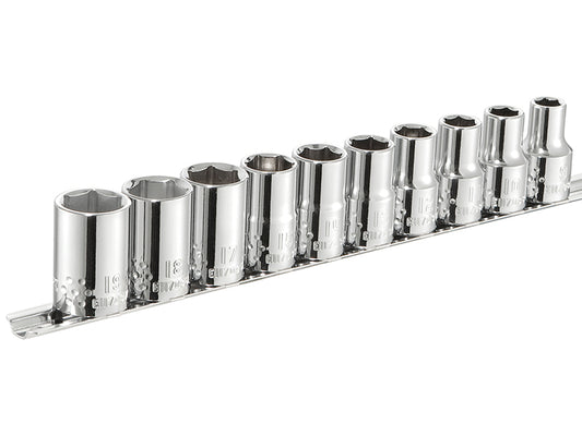 Expert E034837 Socket Set of 10 Metric 1/2in Drive