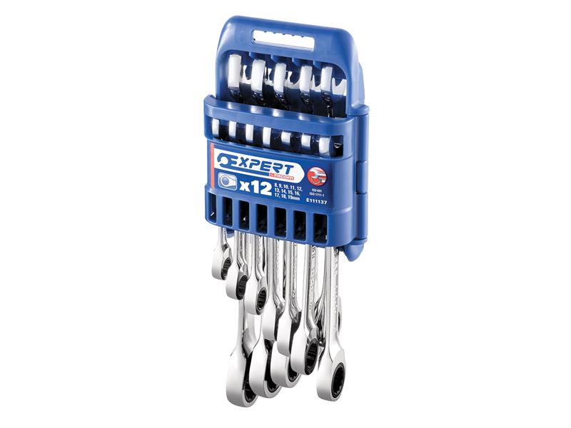 Expert E111137 E111137 Rapid Ratchet Spanner Set, 12 Piece