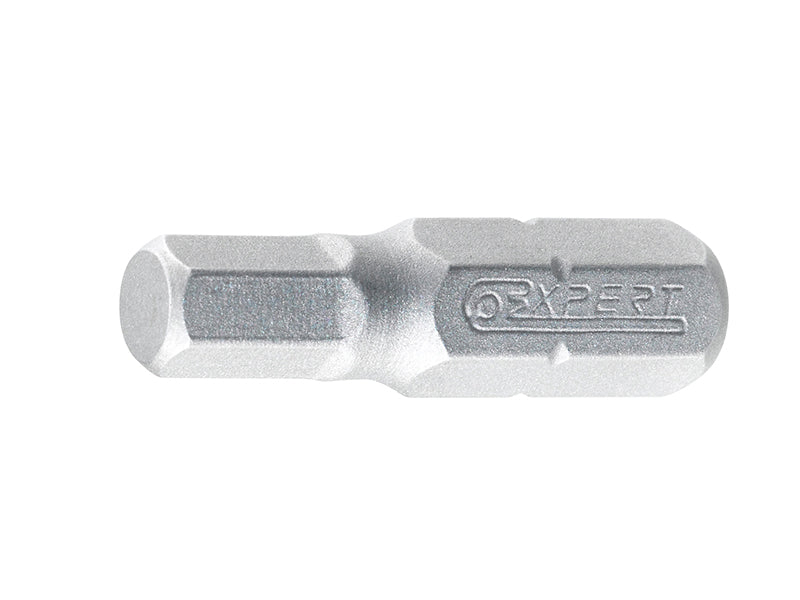 Expert E113654 Hex Bit 5mm x 25mm 1/4in Drive Pack of 6