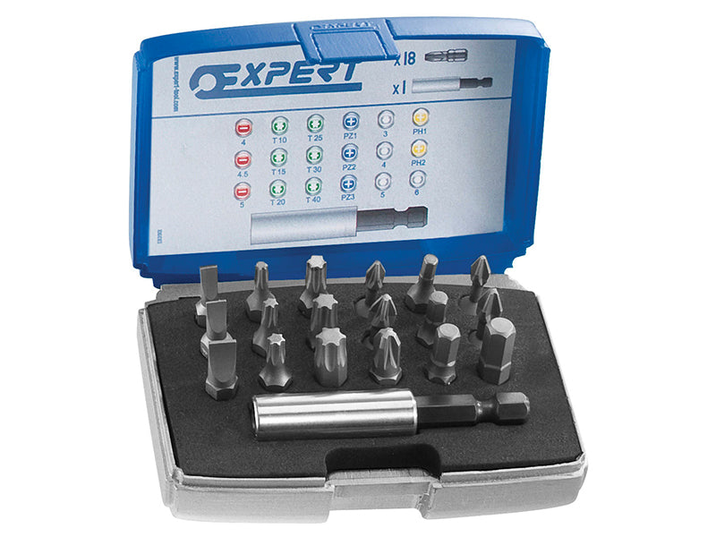 Expert E113901 E113901 1/4in Bit Set, 19 Piece