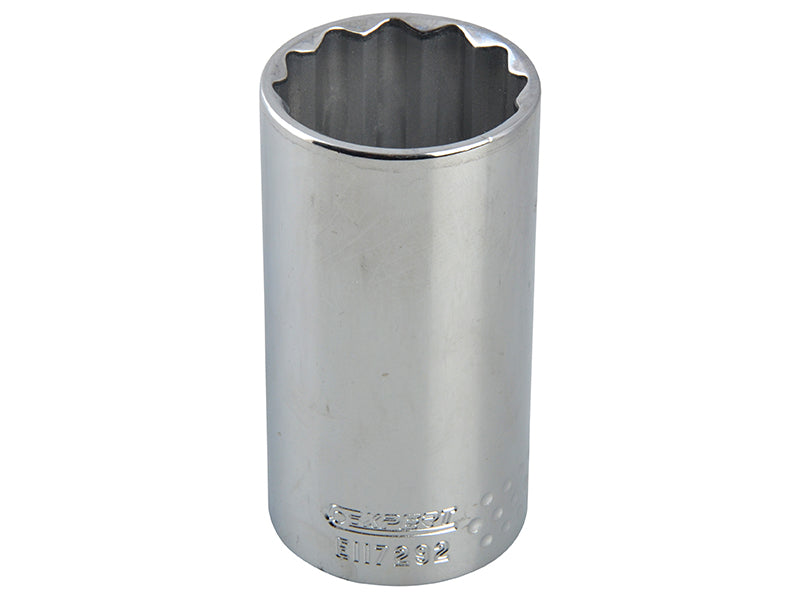 Expert E117287 Bi-Hexagon Deep Socket 1/2in Drive 22mm