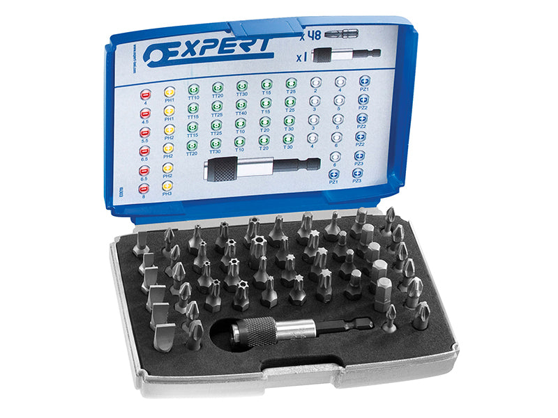 Expert E131701 E131701 1/4in Bit Set, 49 Piece