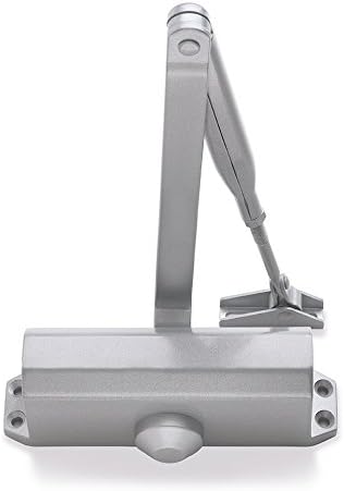 Briton 121CE.SES CE Closer: Fixed Size 3 for Fire Doors, Silver
