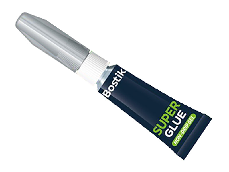 Bostik 30813350 Superglue Non-Drip Gel Tube 3g