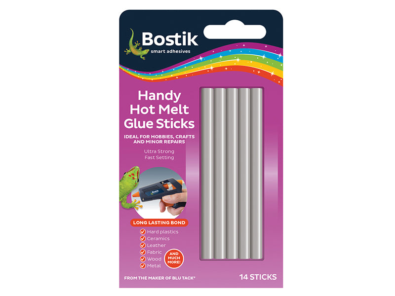 Bostik 30813367 Handy Hot Melt Glue Sticks (Pack 14)