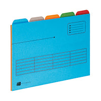 Oxford 5 Tabbed Folder A4 Ass Pk5