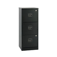 Bisley 3 Drw Home Filing Black