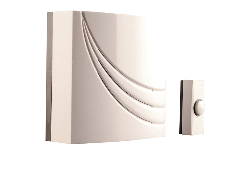 Byron 761 761 Wired Wall Mounted Electronic Doorbell with 8 Melodies