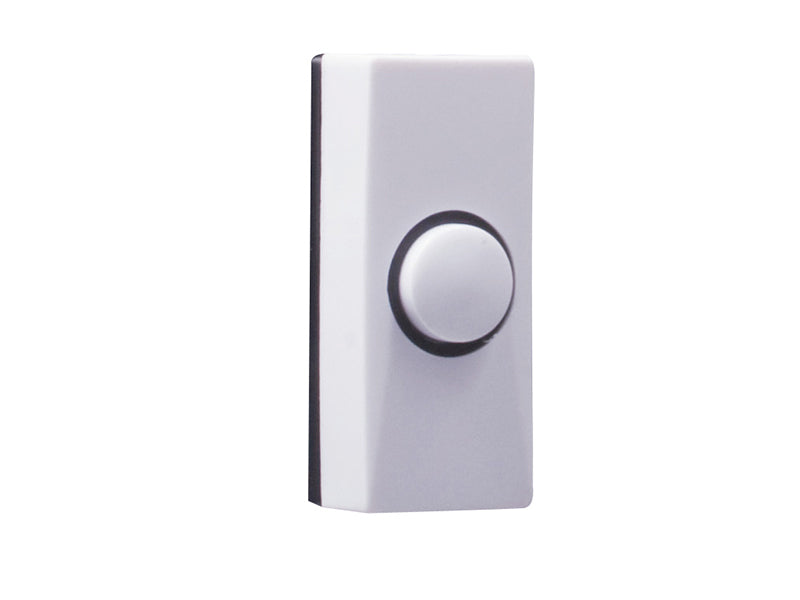 Byron 7910 7910 Wired Doorbell Additional Chime Bell Push White