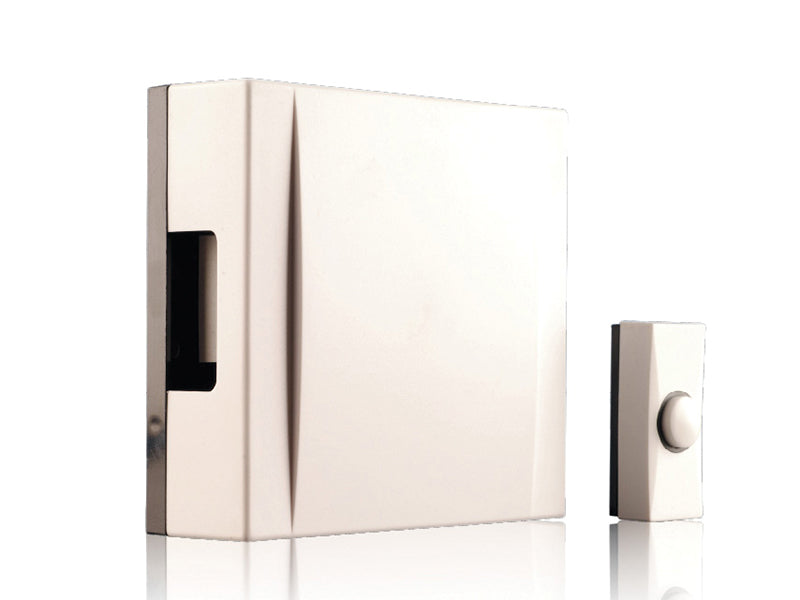 Byron 720 720 Wired Wall Mounted Doorbell Kit with Bell Push Wire & Fixings