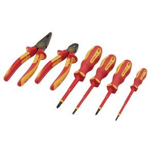 94848 XP1000 XP1000 VDE Screwdriver and Pliers Set (6 Piece) XP1000/TK1 VDE Screwdrivers Professional Trade DIY Workshop Garage Use