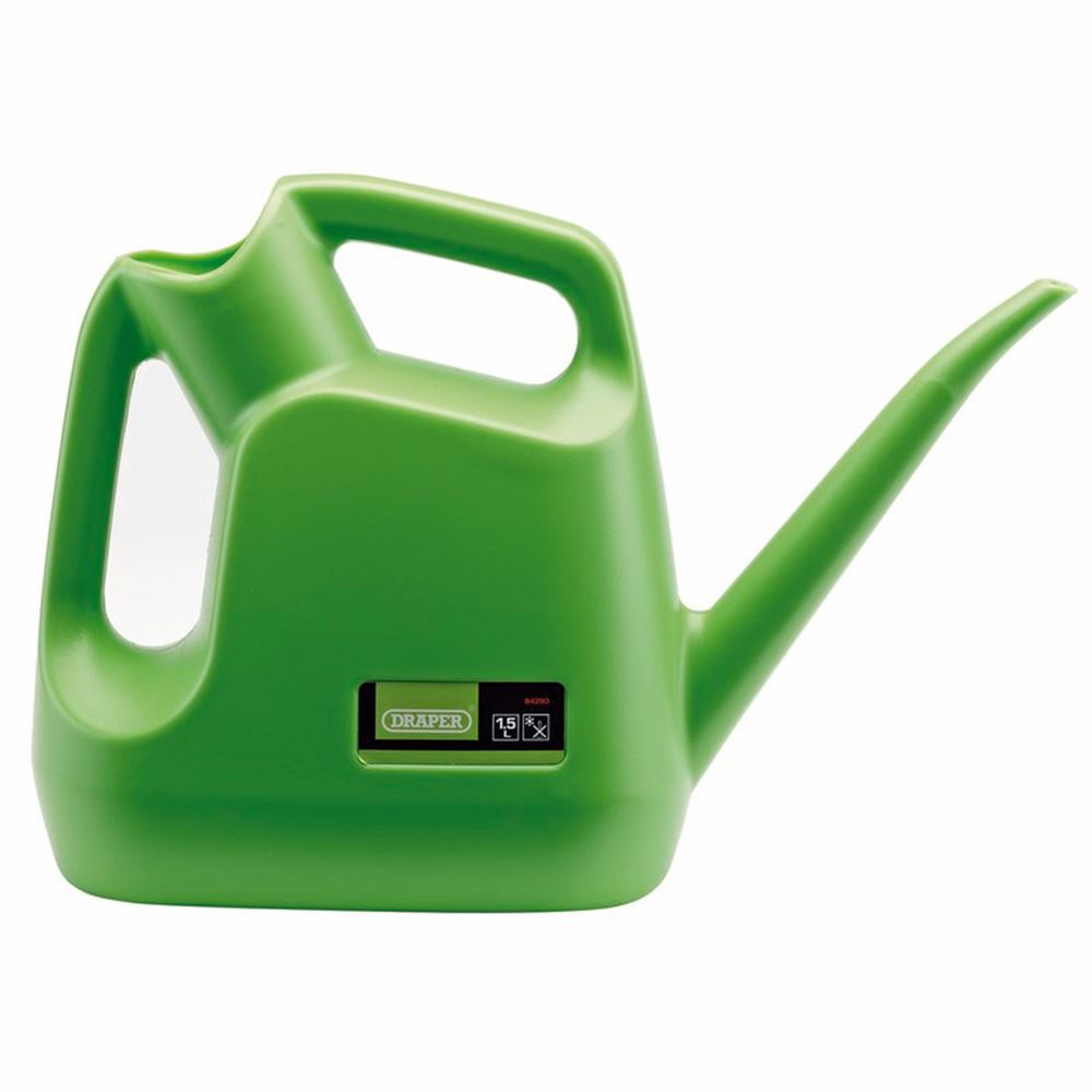 Draper 1.5 LITRE PLASTIC WATERING CAN 84293 Plastic Watering Can (1.5L)