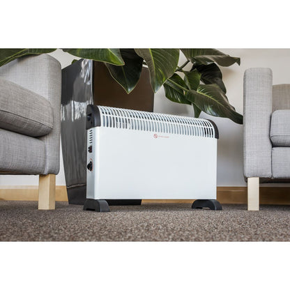 Sealey CD2005 Convector Heater with 3 Heat Settings Thermostat 2000W/230V | 750/1250/2000W, Thermostat, Overheat Protection