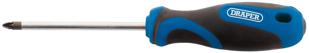 Draper NO.2 X 100MM PZ TYPE S/DRIVER 48928 Soft Grip PZ TYPE Screwdrivers