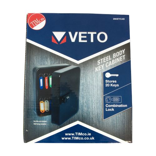 TIMCO 20 Key Cabinet 200 x 160 x 75 Pack 1