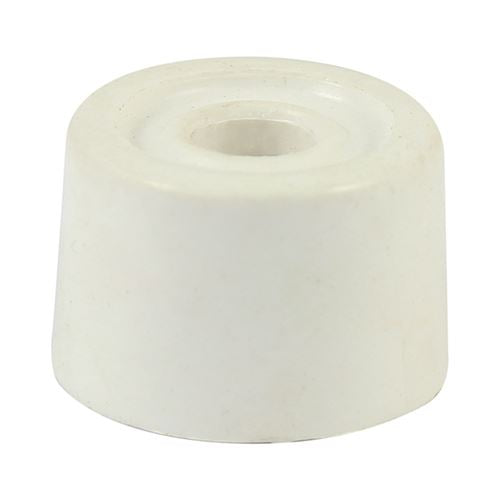 TIMCO PVC Door Stop - White 32 x 21 White Pack 2