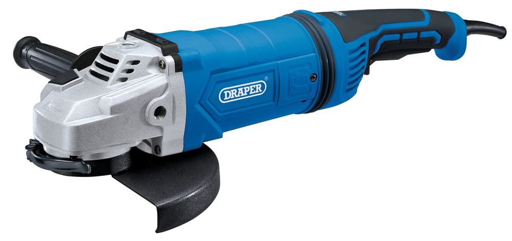 56493 Draper 230V Angle Grinder, 230mm, 2400W AG2400/230D Angle Grinders Professional Trade DIY Workshop Garage Use