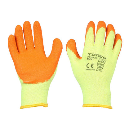 TIMCO Eco Glove Latex Crinkle Medium Pack 1