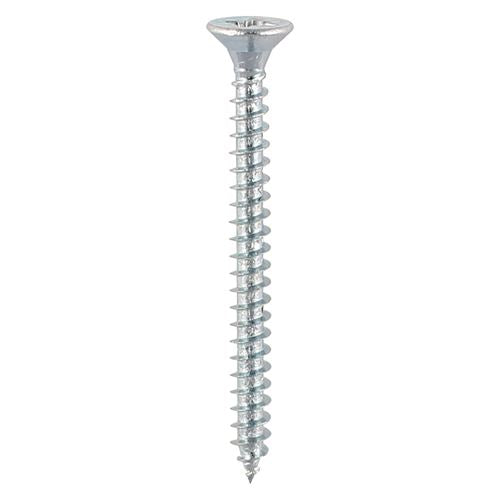 TIMCO Solo Woodscrew PZ1 CSK Zinc 3.0 x 25 Silver Pack 200