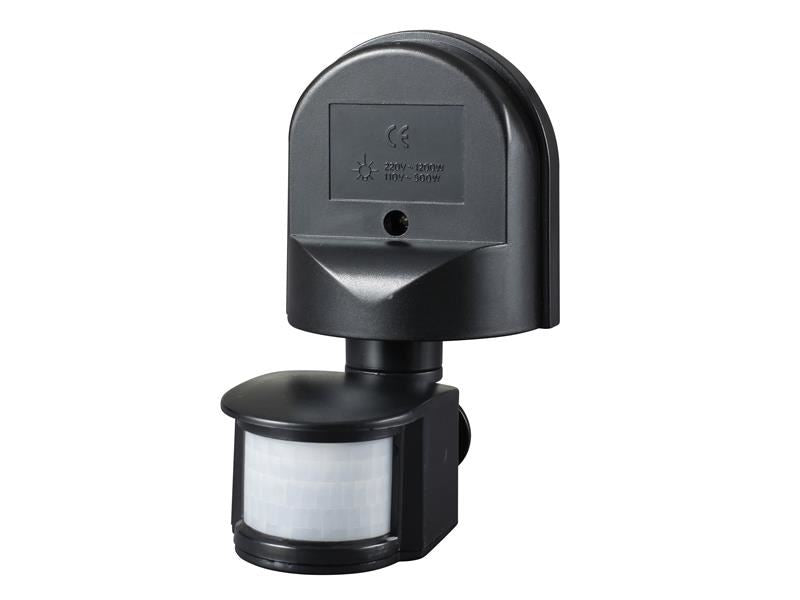 MeridianLighting PIR180BLK Wall Mounted PIR Motion Detector Black
