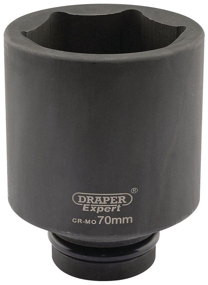 Draper 70MM IMP.DEEP SCKET 1DR 05159 HI-TORQÂ® Metric Deep Impact Sockets, 1" Sq. Dr.