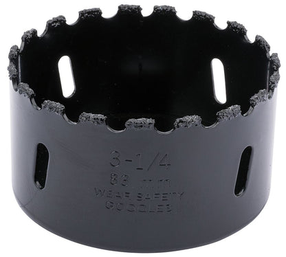 Draper TUNGSTEN CAR.GRITH.SAW 83MM 34954 Tungsten Carbide Grit Hole Saws
