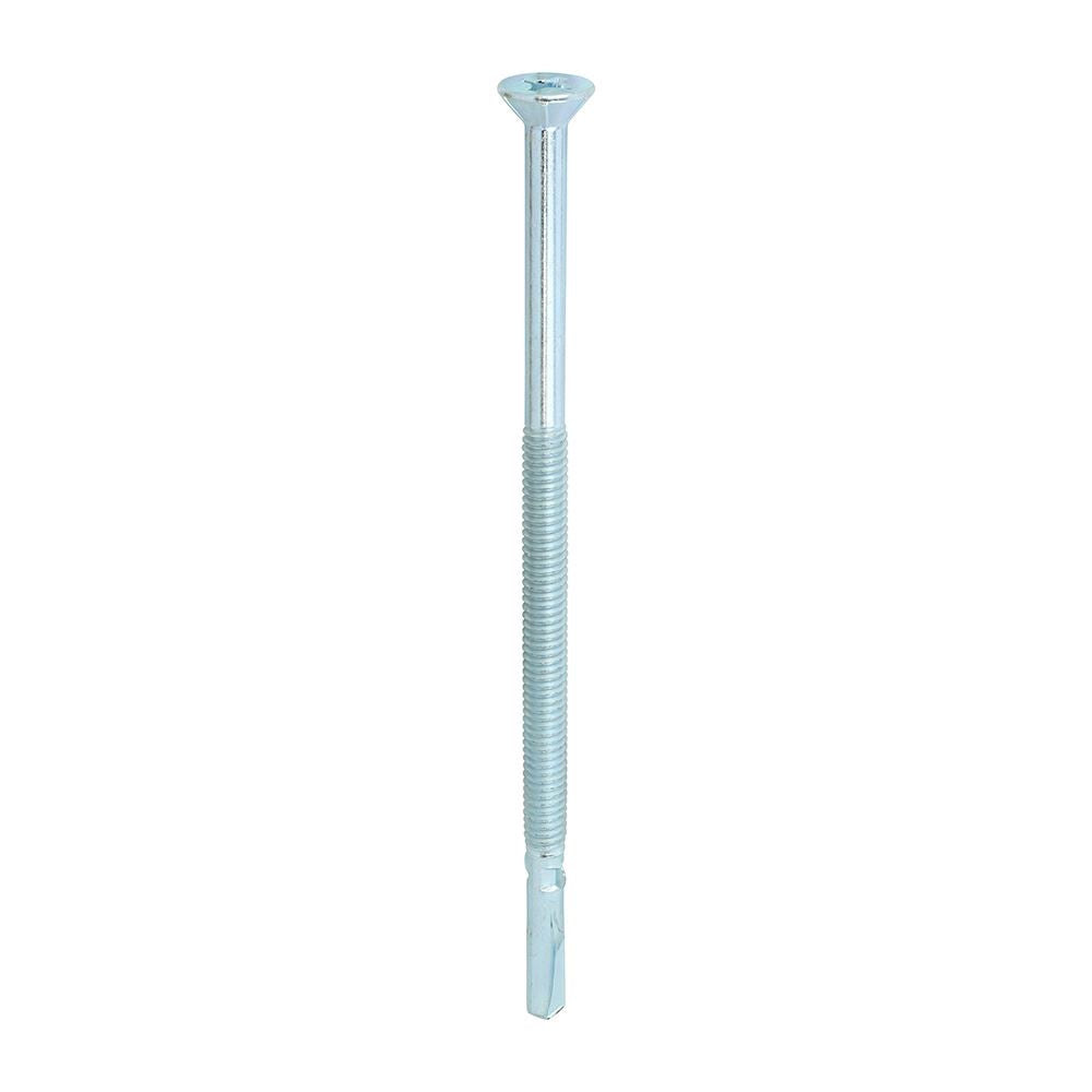 TIMCO WingTip Screw S/DRILL No4 Zinc 5.5 x 120 Silver Pack 100