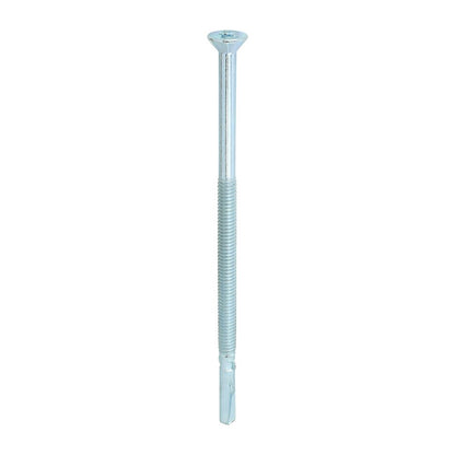 TIMCO WingTip Screw S/DRILL No4 Zinc 5.5 x 120 Silver Pack 100