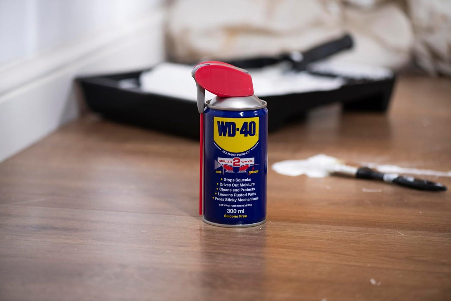 WD-40 Smart Straw 300ml Multi Use Lubricant Spray Penetrating Oil Rust Remover Water Displacer Cleaner and Corrosion Protection Aerosol